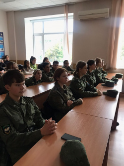Реализация проекта "Кадетский класс в московской школе" в 2022-2023 учебном году