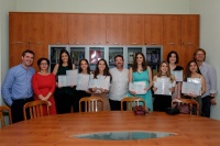 Granada Üniversitesi öğrencilerine diplomalar verildi 