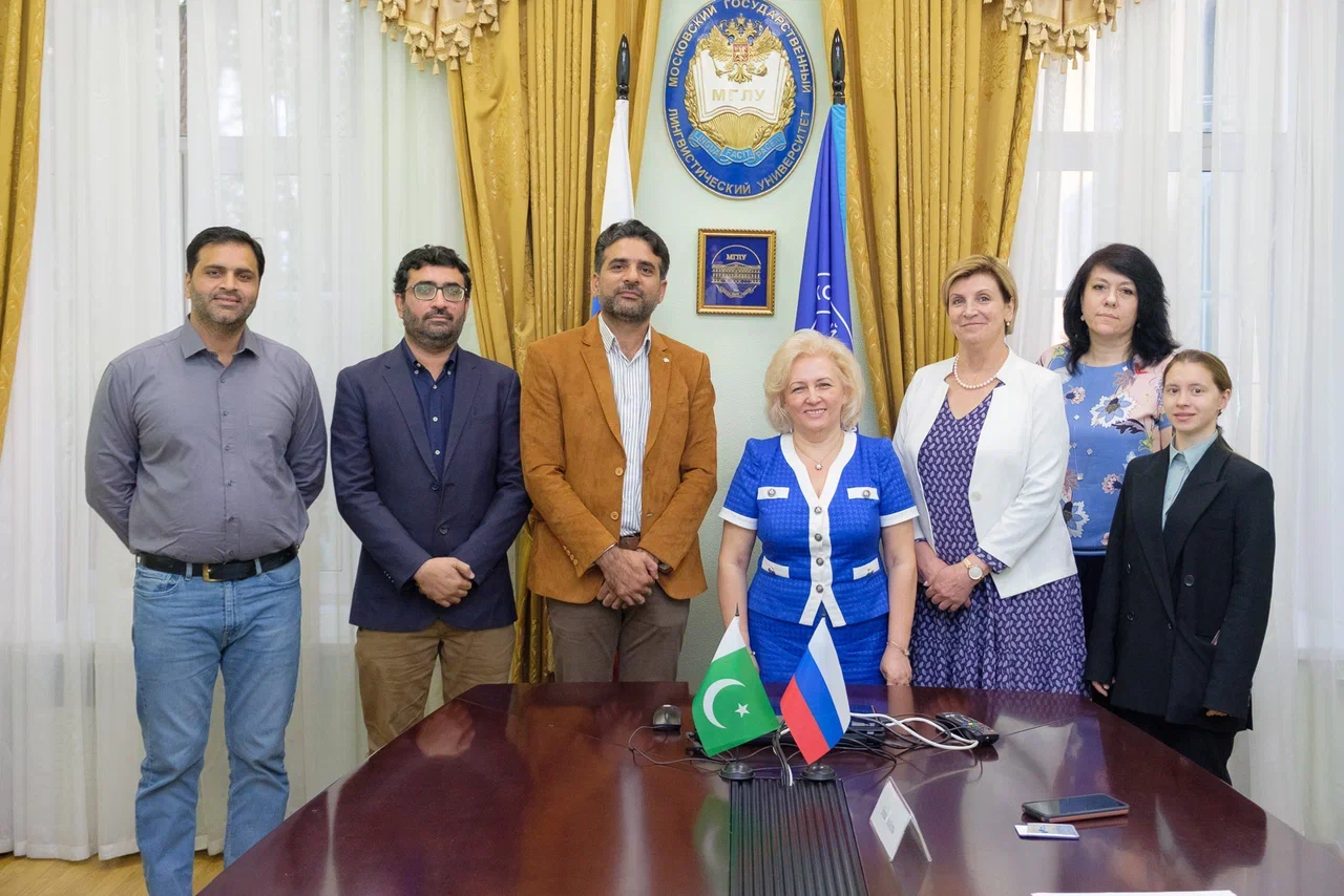 Representatives of the Federal University of Arts, Science and Technology Urdu (Pakistan) visit MSLU