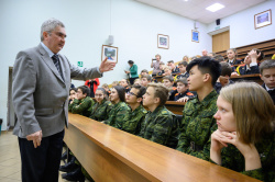 Встреча кадетов с действующими военными переводчиками МГЛУ