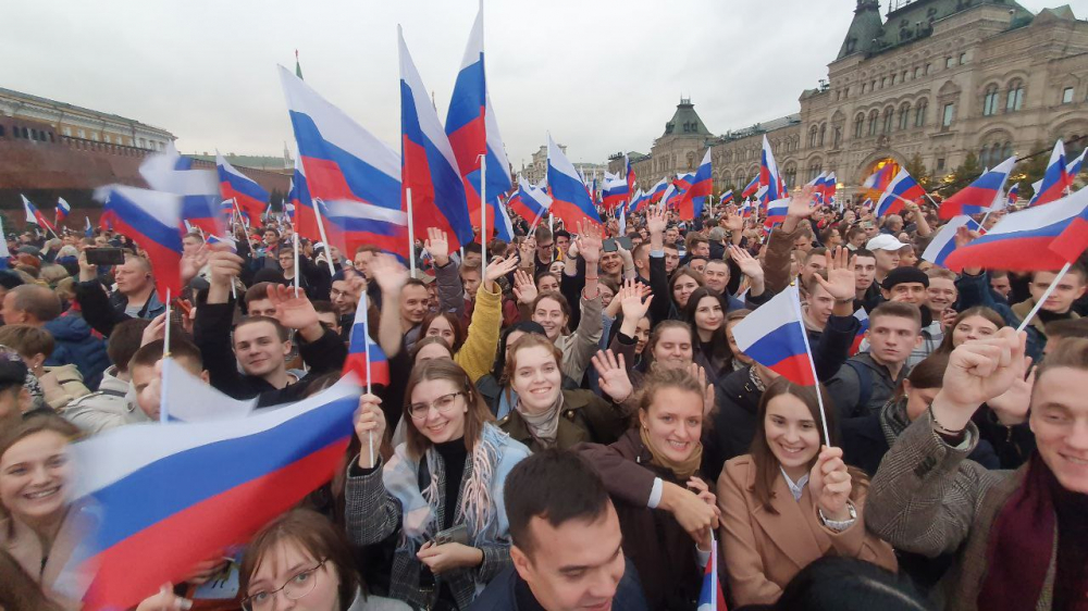 Студенты МГЛУ на Красной площади