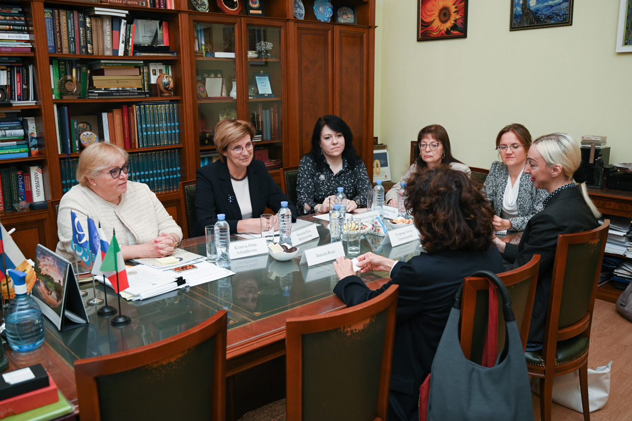 Встреча с директором Итальянского института культуры Посольства Италии в России