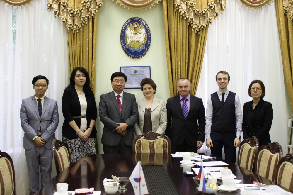 Состоялся визит представителей Ассоциации университетов «Шелковый путь» (Республики Корея) в МГЛУ