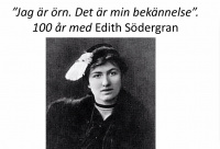 Онлайн-лекция шведского литературоведа Эббы Витт-Браттстрём о творчестве Эдит Сёдергран