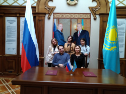 Студенты МГЛУ посетили музей Первого Президента Республики Казахстан в Посольстве РК в РФ.