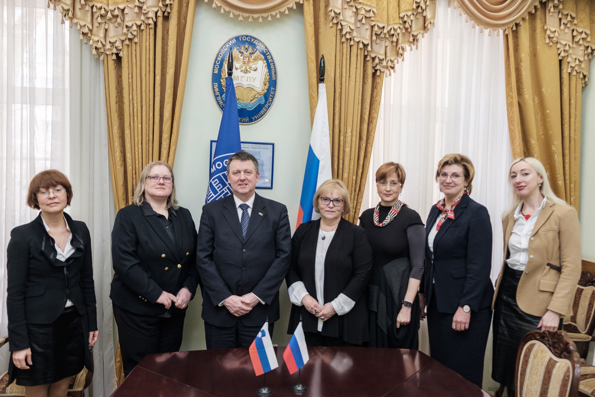 Первый визит делегации посольства Республики Словения в МГЛУ