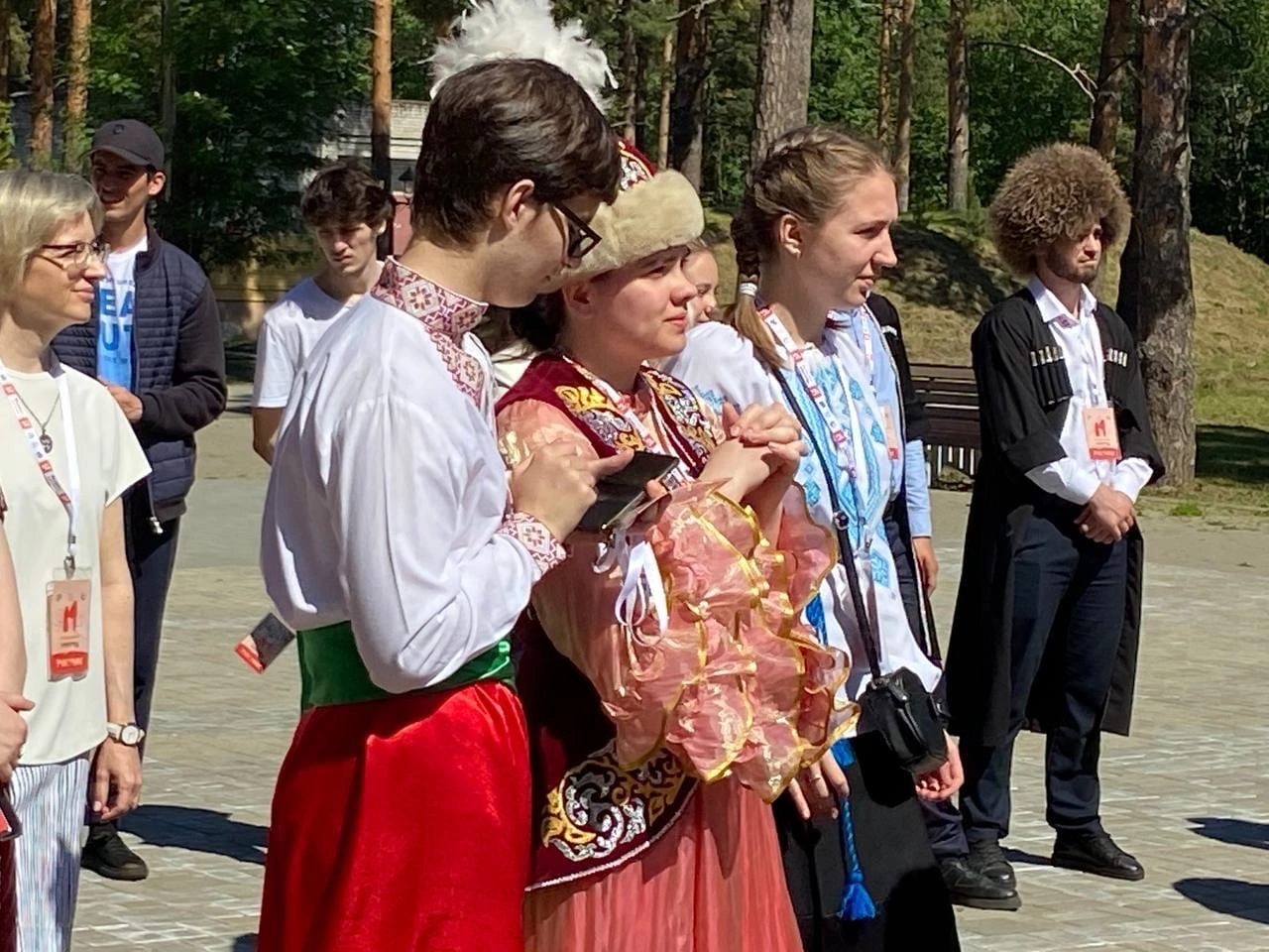 Студентка, изучающая киргизский язык представила Киргизию на Первом Международном фестивале национальных культур «Молодежный этноград»