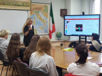 Встреча с профессором Университета г. Триеста Маргеритой Де Микиель