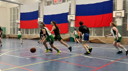 Товарищеский матч по баскетболу между сборными МГЛУ И НИУ ВШЭ