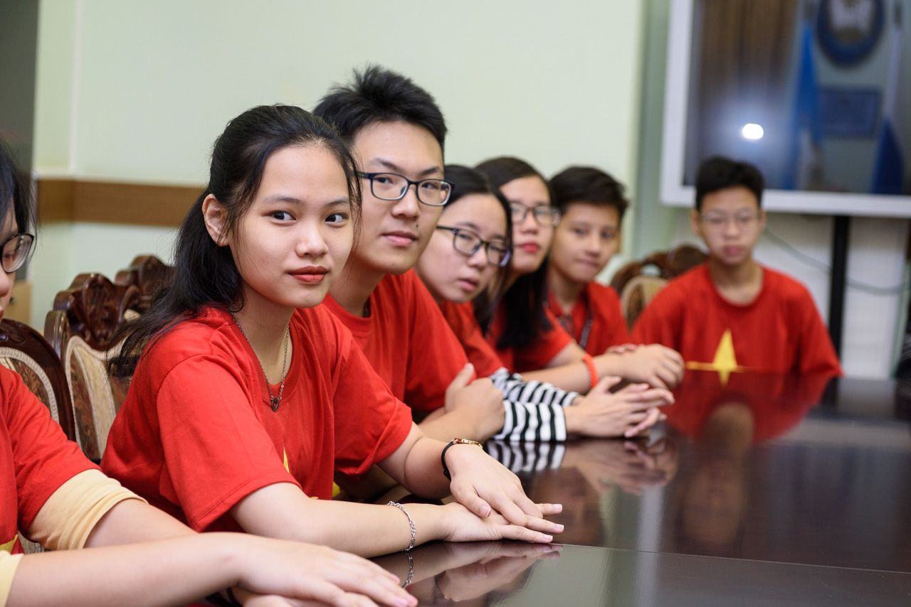 Перекрестный год Вьетнама и России: вьетнамские школьники в МГЛУ
