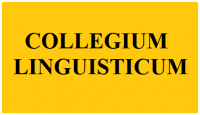 COLLEGIUM LINGUISTICUM - 2017
