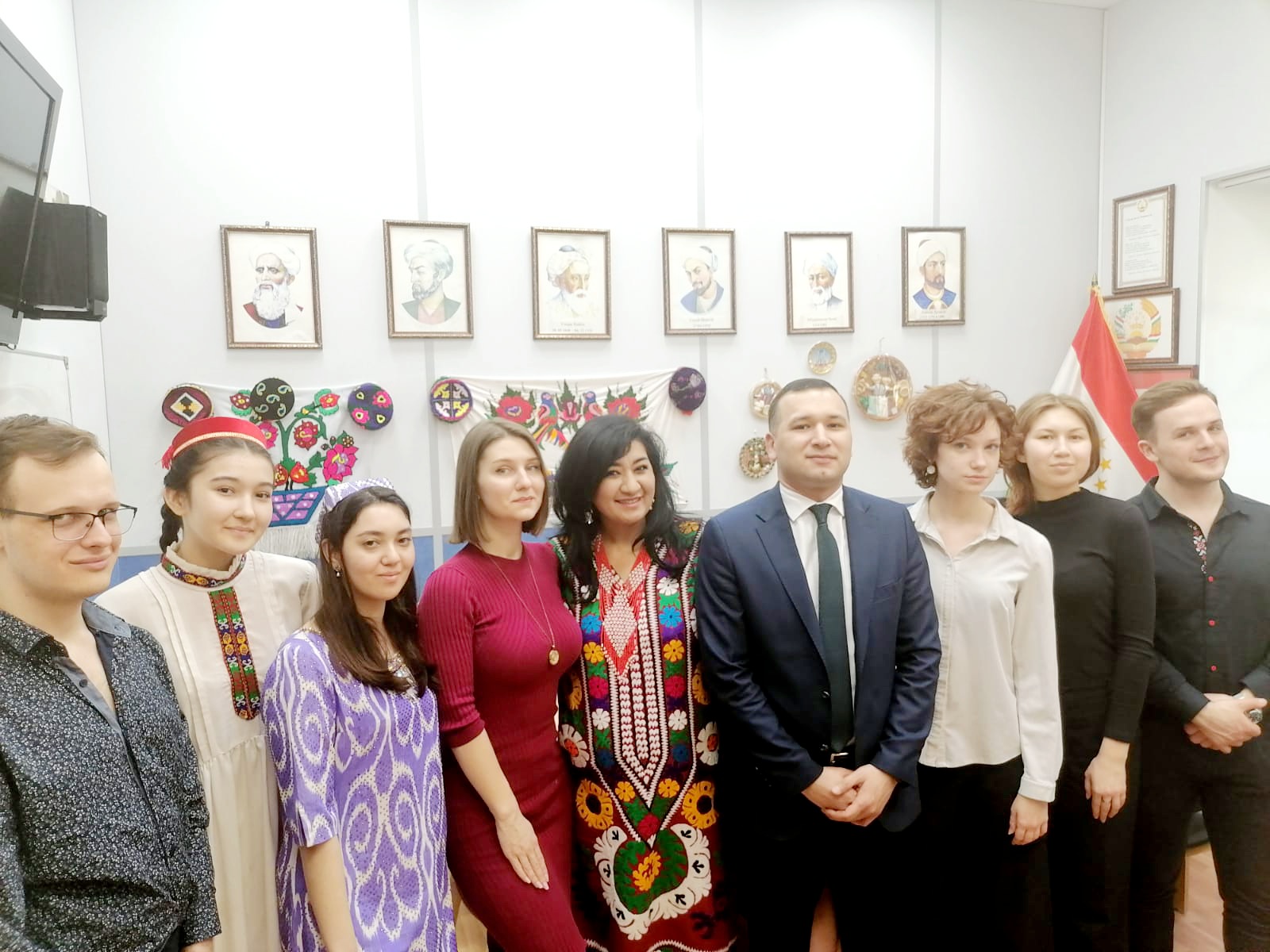 Встреча с атташе по вопросам культуры и образования  Посольства Республики Таджикистан в Российской Федерации