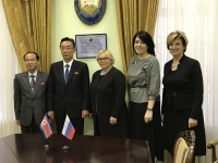 Встреча между Университетом Иностранных Языков города Пхеньян (КНДР) и представителями МГЛУ.