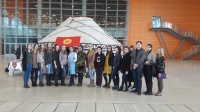 Студенты-регионоведы 4 курса нашего Университета, изучающие киргизский язык, приняли участие в праздновании Нооруза 
