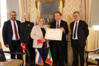 The working trip of the rector of MSLU to Italy